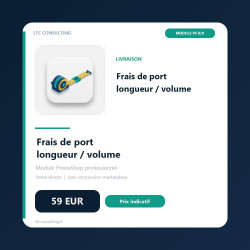 Frais de port par longueur / volume