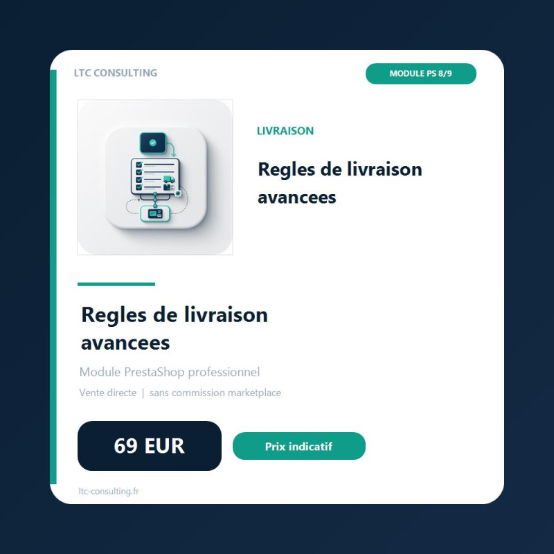 Règles de livraison avancées