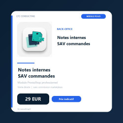 Notes internes SAV sur commandes