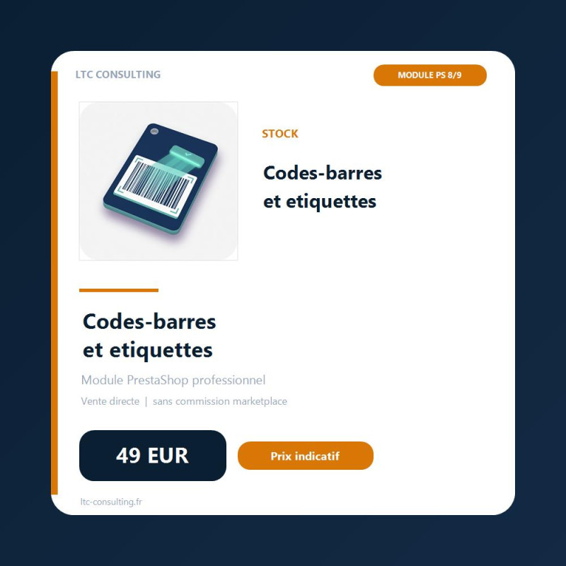 Codes-barres et étiquettes