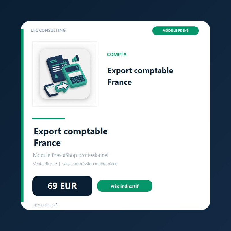 Export comptable France