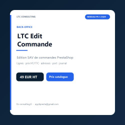 LTC Edit Commande